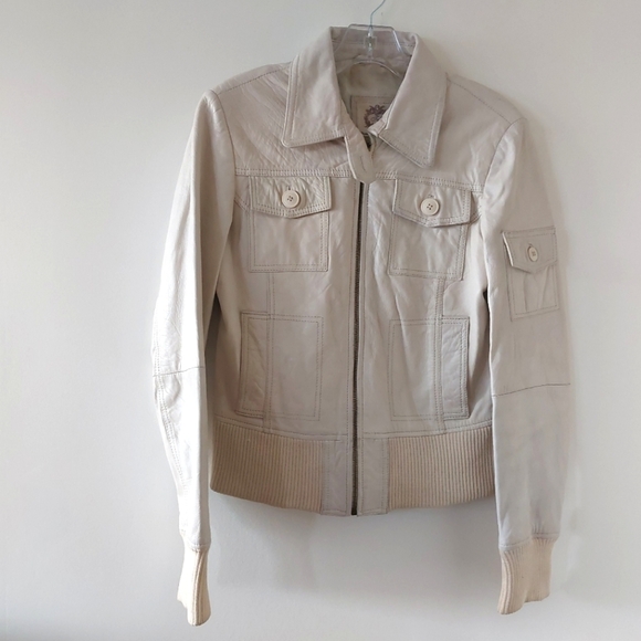 Zara leather jacket - Picture 1 of 12